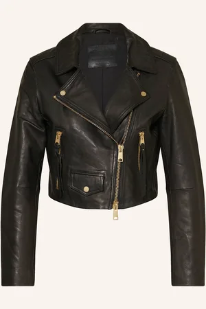 AllSaints Cropped-Lederjacke ELORA