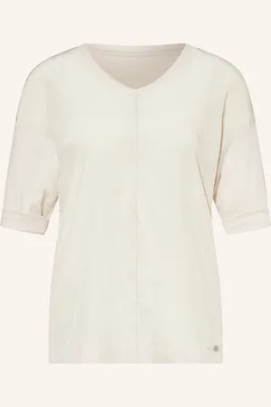 Marc Cain Blusenshirt im Materialmix mit 3/4-Arm