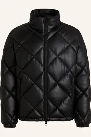 HUGO BOSS Steppjacke BORIN in Lederoptik