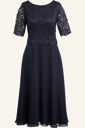 Vera Mont Cocktailkleid mit Spitzenbesatz