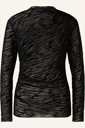 Oui Longsleeve aus Mesh
