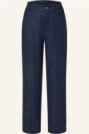 By Malina Straight Jeans KENDRA mit Schmucksteinen
