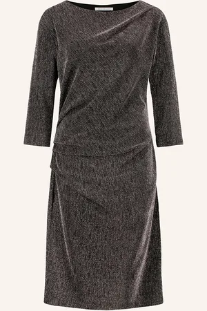 Betty & Co Kleid mit Glitzergarn und 3/4-Arm