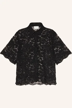 Neo Noir Blusentop LAMARI aus Lochpitze