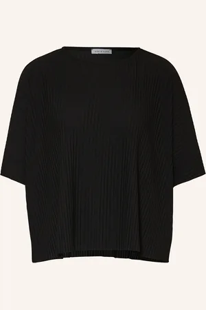Mrs & HUGS Cropped-Shirt mit Plissees