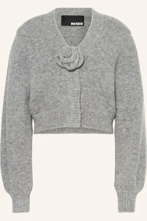 ROTATE Strickjacke mit Alpaka
