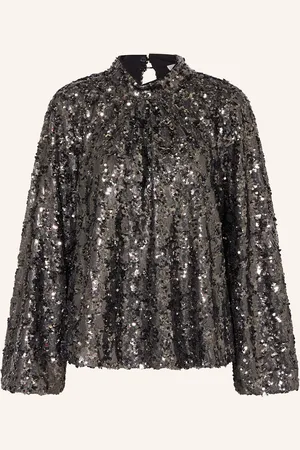 Gestuz Blusenshirt SALINAGZ mit Pailletten