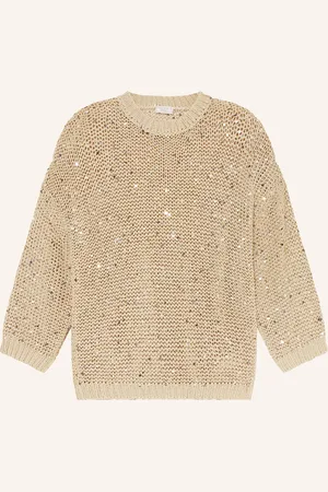 PESERICO SIGN Pullover mit Pailletten