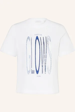Rich & Royal T-Shirt mit Schmucksteinen
