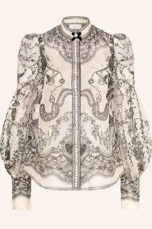 ZIMMERMANN Bluse CRUSH mit Leinen und Seide