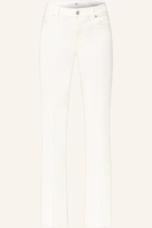 7 for all Mankind Bootcut Jeans CLOUD WHITE