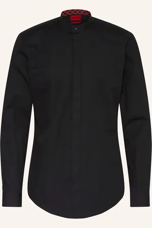 HUGO BOSS Hemd KALEB Slim Fit mit Stehkragen