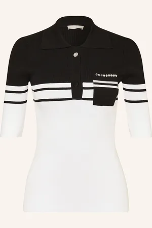 Liu Jo Strick-Poloshirt mit Schmucksteinen