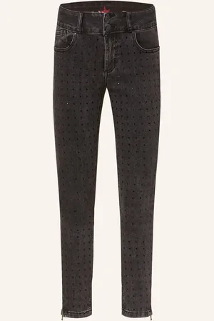 Buena Vista 7/8-Jeans mit Schmucksteinen