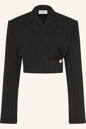 Sportmax Cropped-Blazer UTOPIA im Materialmix