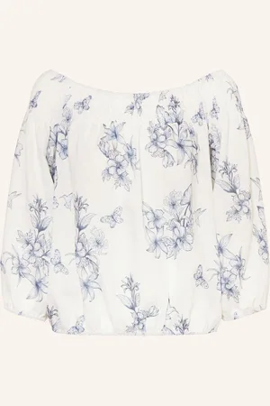 Van Laack Off-Shoulder-Blusenshirt VL-BERNICE-SV aus Leinen