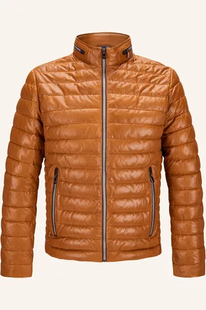 Milestone Steppjacke MSCORTINO aus Leder mit DUPONT™ SORONA®-Isolierung