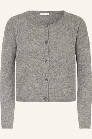 Mrs & HUGS Strickjacke mit Cashmere