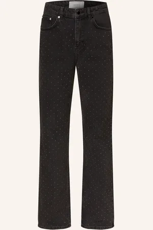Neo Noir Flared Jeans SIMONA mit Schmucksteinen