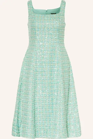 Adrianna Papell Tweed-Kleid mit Glitzergarn und Pailletten