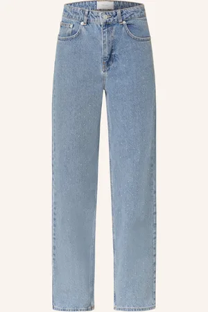 Neo Noir Flared Jeans SIMONA mit Schmucksteinen