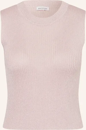 Mrs & HUGS Stricktop mit Glitzergarn