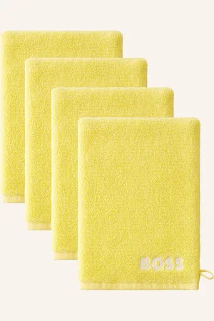 HUGO BOSS 4er-Set Waschhandschuhe 4ER-SET WASCHHANDSCHUHE