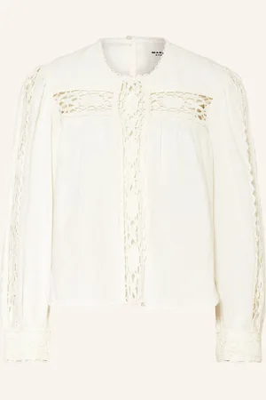Marant Etoile Blusenshirt VALMIRA mit Leinen und Spitze