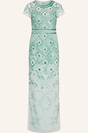 Adrianna Papell Abendkleid mit Schmucksteinen