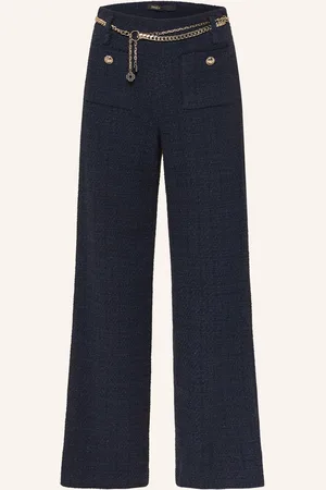 Maje Tweed-Hose mit Glitzergarn