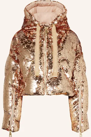 Khrisjoy Daunenjacke mit Pailletten