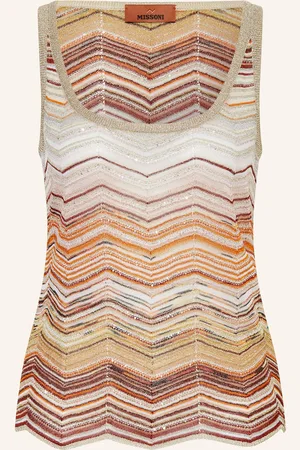 Missoni Stricktop mit Glitzergarn mit Pailletten