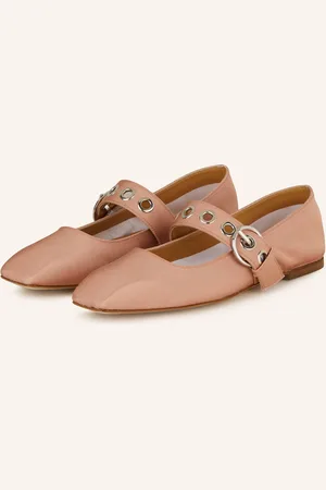 Aeyde Mary-Jane-Ballerinas UMA EYELET GROSGRAIN
