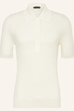 Tom Ford Strick-Poloshirt mit Seide