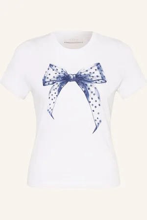 Rich & Royal T-Shirt mit Schmucksteinen