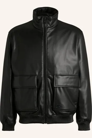 HUGO BOSS Lederjacke MARON_PS Regular Fit