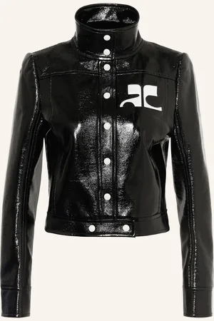 Courrèges Jacke in Lederoptik