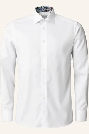 Eton Hemd Signature Twill Mit Kontraststoff Kragen Slim Fit