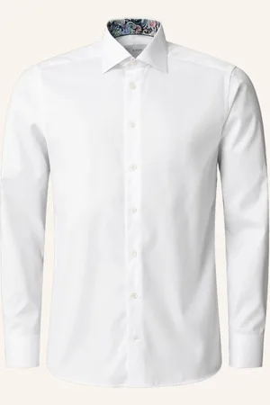 Eton Hemd Signature Twill Mit Kontraststoff Kragen Contemporary Fit