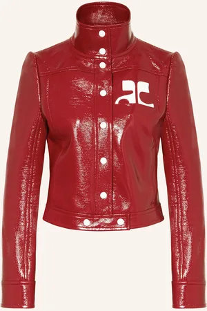 Courrèges Jacke in Lederoptik