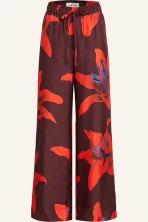 Alexander McQueen Marlenehose aus Seide