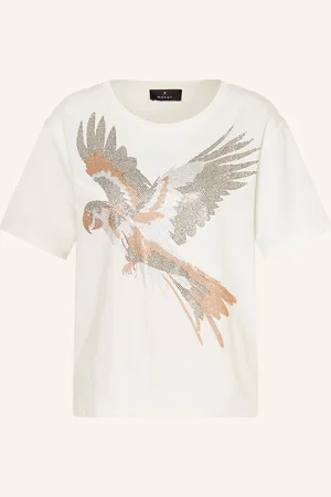 monari T-Shirt mit Schmucksteinen