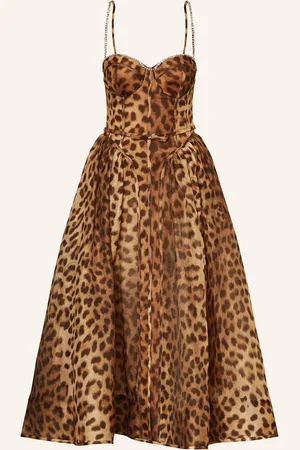 ZIMMERMANN Kleid CRUSH mit Leinen und Seide