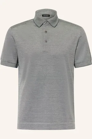 Ermenegildo Zegna Jersey-Poloshirt mit Seide
