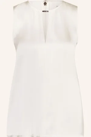 Calvin Klein Blusentop aus Satin mit Cut-out