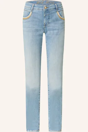 Mos Mosh Straight Jeans MMNAOMI mit Paillettenbesatz