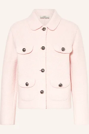 lunaria cashmere Bouclé-Jacke mit Seide