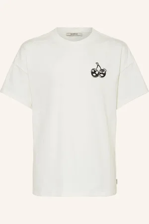 Garcia T-Shirt mit Schmucksteinen