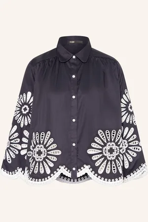 Maje Bluse mit Spitze