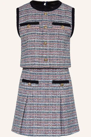 Maje 2-in-1-Kleid aus Tweed mit Glitzergarn